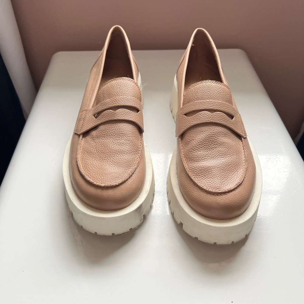 Bruno Premi Lug Sole Sporty Brown Loafer‎ White Sole - Picture 5 of 8
